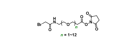 BrCH2CONH-PEGn-NHS ester